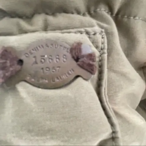 Denim & Supply Ralph Lauren Ralph Lauren Down Parka Military Jacket Denim & Supply Fur Hood Sherpa Hood Sz M