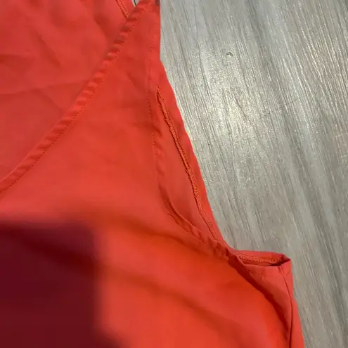 Material Girl Peach Sleeveless Blouse | Neck Tank Style | Size S