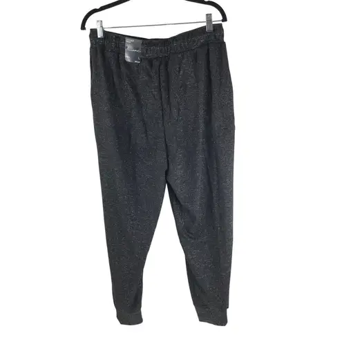 INC International Concepts Womens Pants Jogger High Rise Drawstring Black L Size L