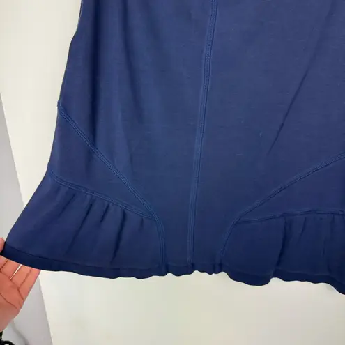 Love moschino Jersey Knit Skirt Sz 6 Navy Blue