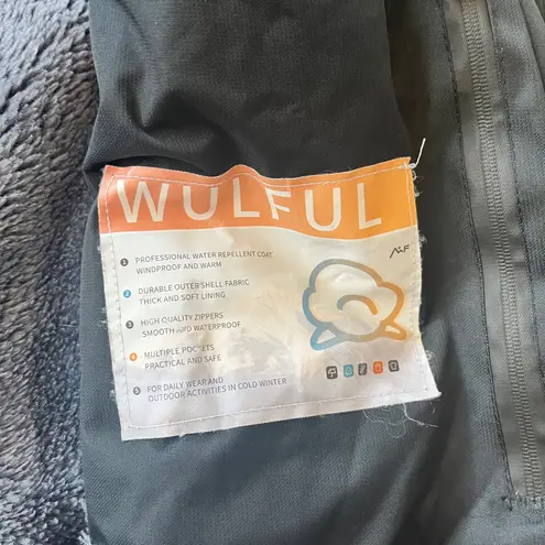 Unisex Wulful Black Heavy Duty Winter Coat