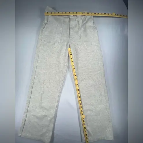 Monrow Women’s Wide Leg Ribbed Knit Pants w/Patch Style Pockets & Zipper