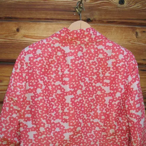 Doncaster NWT Floral Silk Linen Blend Blazer Jacket