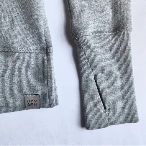 VSX Sport neon green mesh gray sweatshirt cutout S Size XS