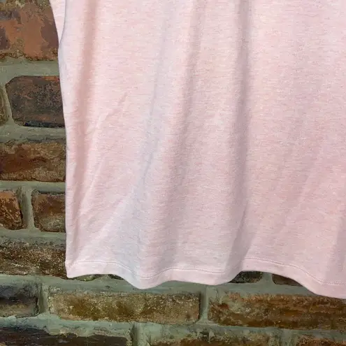 L.L.Bean  Pink Short Sleeve Crew Neck Cotton T-Shirt Women's Size Large