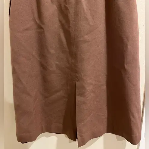 Breckenridge Vintage 70’s Size 4 Brown 100% Wool Skirt