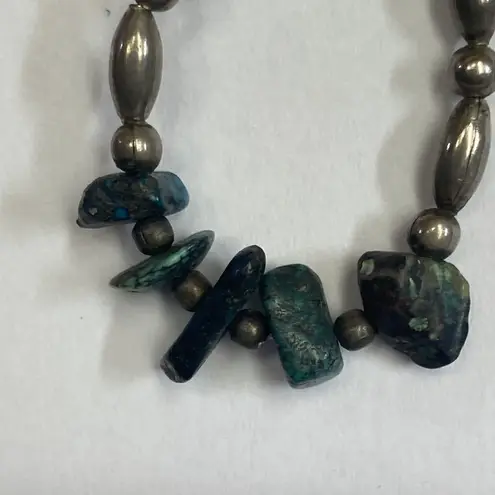 Navajo Turquoise and Sterling Silver Drop Earrings