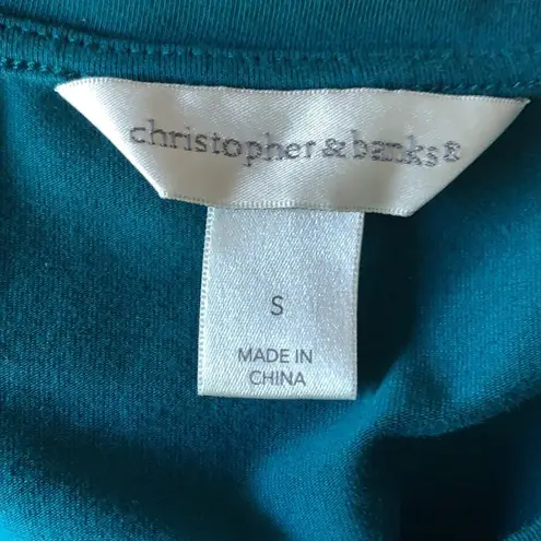 Christopher & Banks peacock top