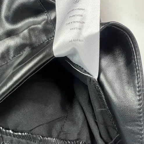 H by Halston NWOT Faux Leather Pants Black Size Large L NEW