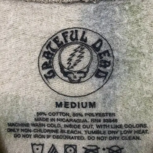 Grateful Dead beige tie-dye crewneck sweater in Size Medium