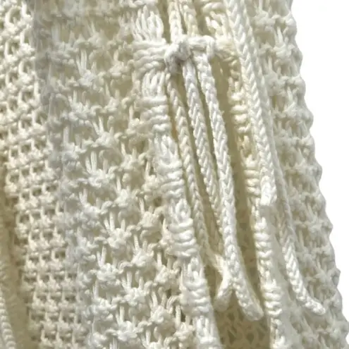 Rails Ashton Ivory Knit Crochet Sleeveless Top Size XS