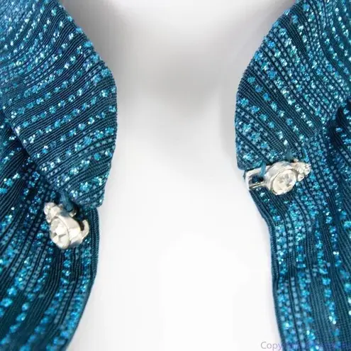 Vintage R&M Richards blue jacket and tank top, size 10