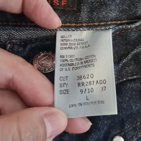 Rockies Relaxed Long Rise Cowgirl Rodeo Festival Coastal Womens Jeans 26 Blue