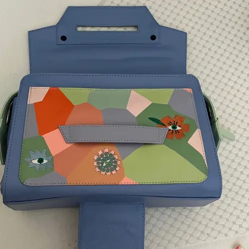 NWOT Min & Mon Cael Reversible Vista Blue Bag