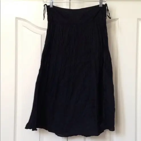 FINAL MARKDOWN Women's Raiment Fashions Beaded & Sequin skirt sml Black