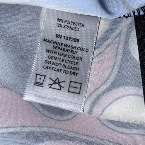 Splash Year of Ours Abstract Print Tennis Hooded Activewear Pullover, Size XS