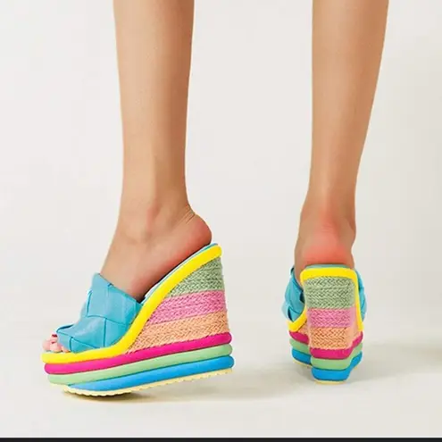 Women's Wedge Sandals Platform Espadrilles Size 5