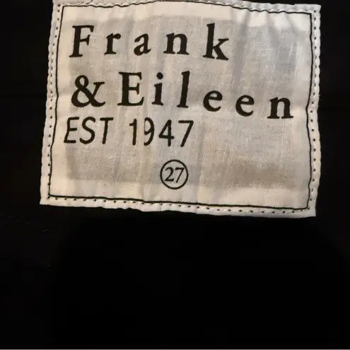 Frank & Eileen Sligo High Rise Skinny Jeans Women’s Size 27 Gold Glitter Waxed Black