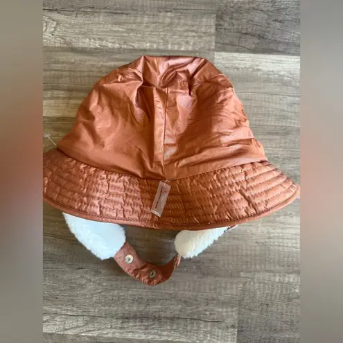 NWTO Free People FP Movement Women's Bucket List Reversible Sherpa Bucket Hat