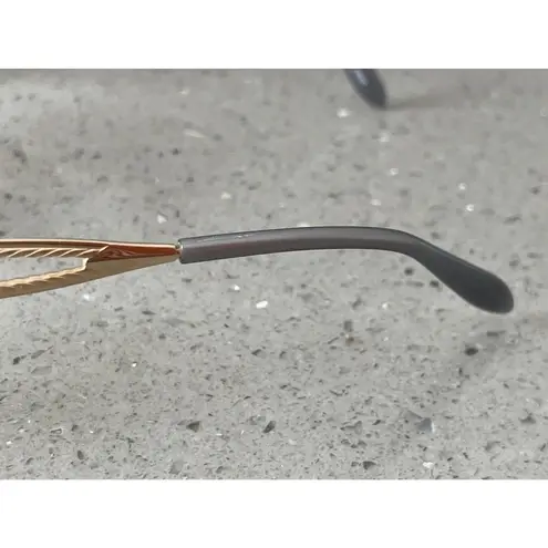 TURA Eyeglasses Mod. 154 CHA Gold Oval Full Rim Eyeglasses Frames ONLY 53