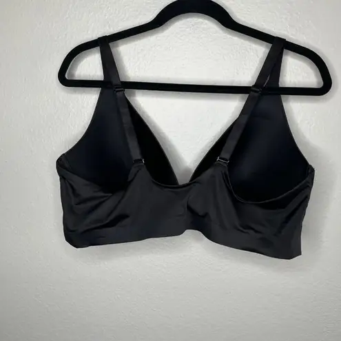 Soma Womens Enbliss Luxe Plunge Bralette XXL Black Stain