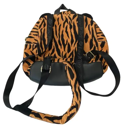 Betsey Johnson  LUV BETSEY Spike Kitsch Mid Sized Tiger Animal Print Backpack