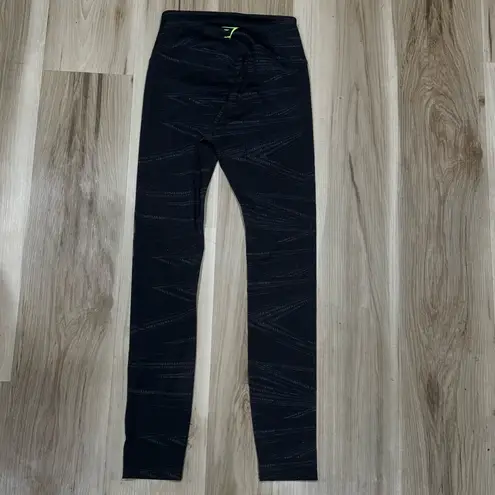Gymshark  Zone Graphic Leggings Black Green Women’s Medium