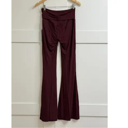 Negative Underwear Whipped Roll Down Pant in Garnet, Size X