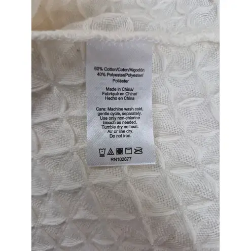 NWT Daydream by Berkshire Home Vanilla Waffle Textured Cotton/Poly Robe Sz L Size L