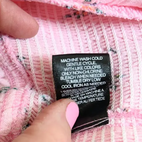 AFRM Womens S Haley Smocked Top in Pink Bouquet NEW