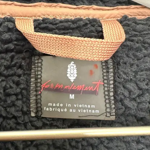 Free People  Movement Courtside Fleece Full Zip Jacket Size Medium - Image 2