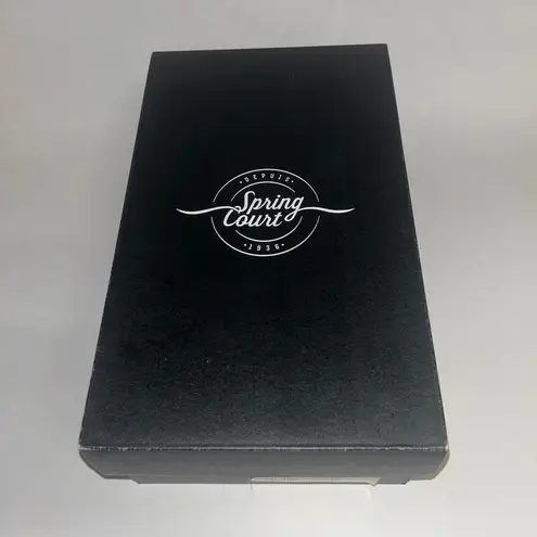 Spring Court Gray Silver Printed Linen G2 Low