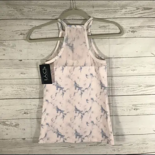 DYI NWT Tank Pale Pink Blue High Neck Mesh XS