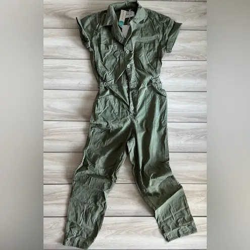 Pistola Grover Jumpsuit Green Small NWT STITCH FIX