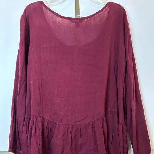 American Eagle  Outfitters Peasant top. Size L. EUC.‎