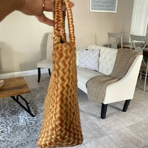 None Woven small Tan Handbag