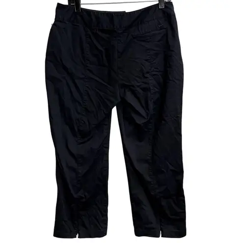 Nike  Golf Women's Cropped Black Pants Size 10 Activewear Outdoors Hiking