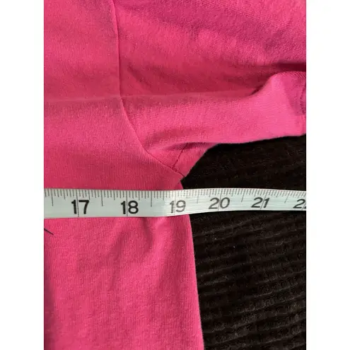 Looney Tunes Pink Short Sleeve Graphic T-Shirt Size M "Absolutely Not" Character