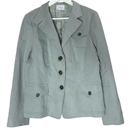 Akris Punto Women's Gray Blazer Jacket Size 12