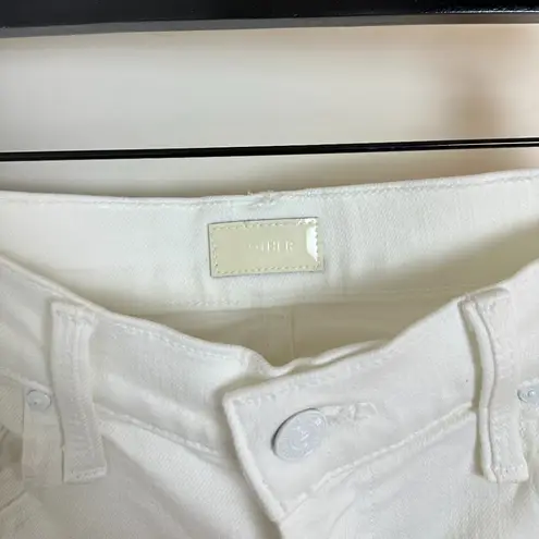 MOTHER The Rambler Zip Ankle in Wash Fairest Of Them All Size US 27 White