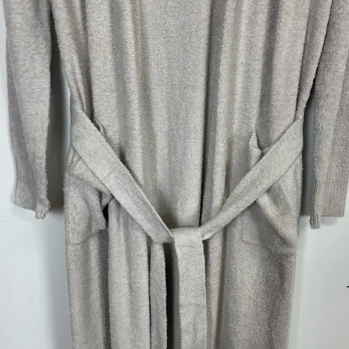 Barefoot Dreams NEW  Long Robe Cozy Chic Lite Womens XXS / XS Silver Gray NWOT