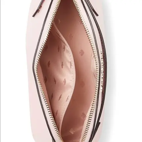 Kate Spade  Pink Saffiano Leather Crossbody Bag NWT Zip Top Purse