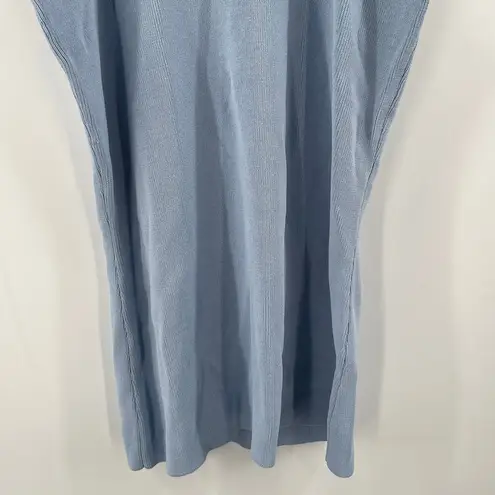 Equipment FEMME Tank Size Small Light Blue Racer *SAMPLE Stretch Ribbed Luxury