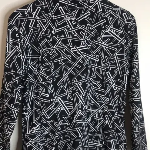 Jamie sadock ladies zip up lightweight tennis golf sports jacket size small Black