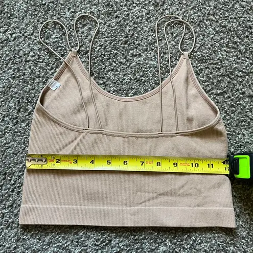 Free People Movement Tan/ Beige Seamless Tank Top 