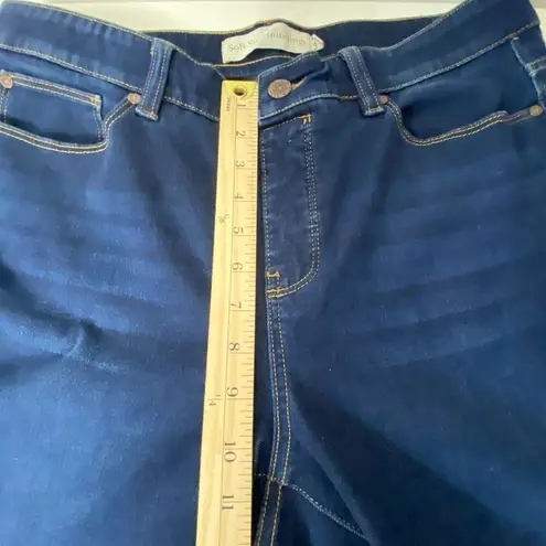 Soft Surroundings Blue Denim Stretchy Skinny Jeans Casual Everyday Comfy Sz PL