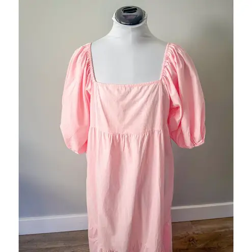 Zanzea Bridgeton Vibes Pale Pink Peasant Maxi Dress