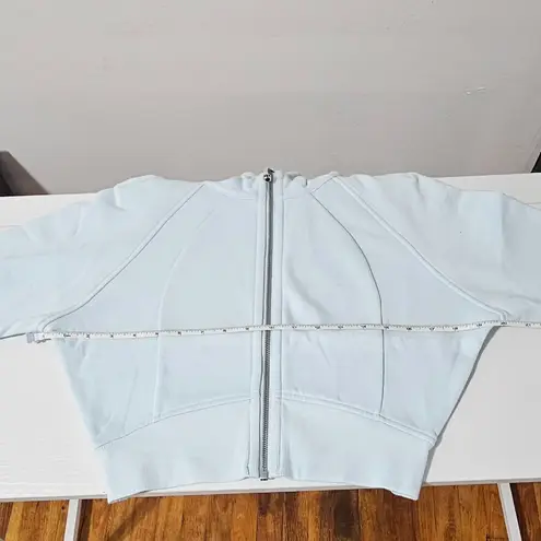 Lululemon  Scuba Full-Zip Cropped Hoodie - Sheer Blue - Women's Size 6 - LW3GE0S