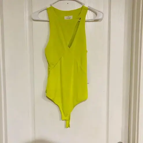 Live in the Moment New With Stains Women's Green Bodysuit Size S