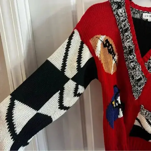 963 Lisa Nichols Football Sweetheart Couple Pullover Heavy Sweater Taylor Swift Red